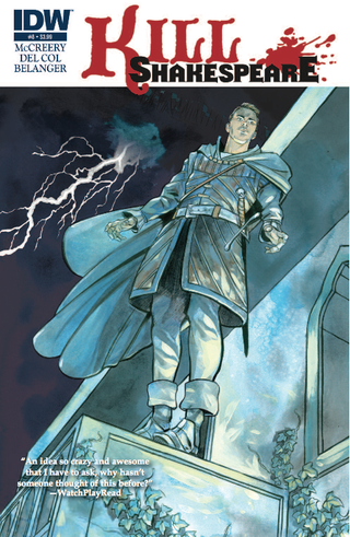 Illustration for article titled In this exclusive preview of Kill Shakespeare, Iago and Othello duke it out (again)